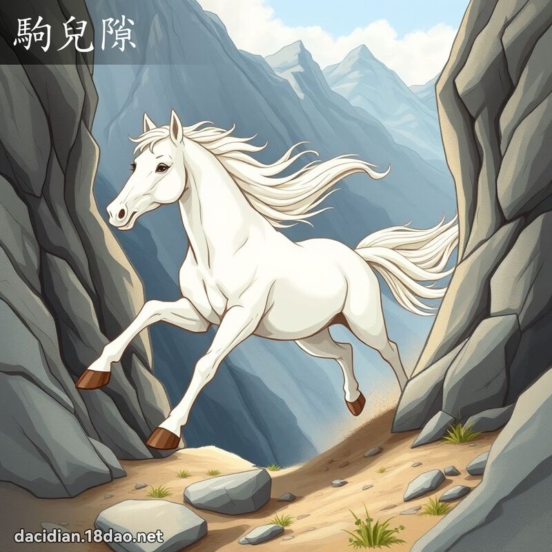 駒兒隙 - 國語大辭典配圖