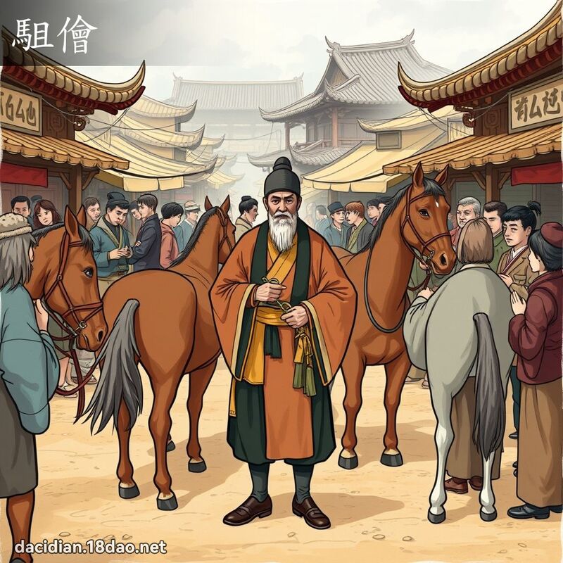 駔儈 - 國語大辭典配圖
