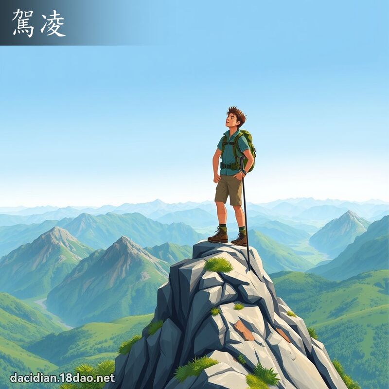 駕凌 - 國語大辭典配圖