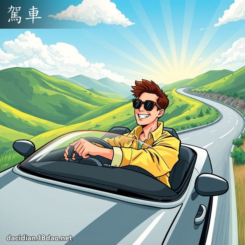 駕車 - 國語大辭典配圖