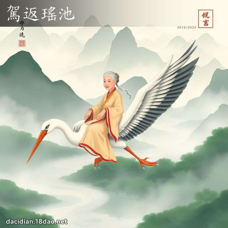 駕返瑤池 - 國語大辭典配圖