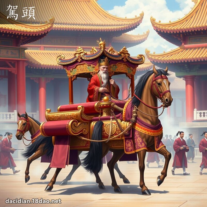 驾头 - 国语大辞典配图