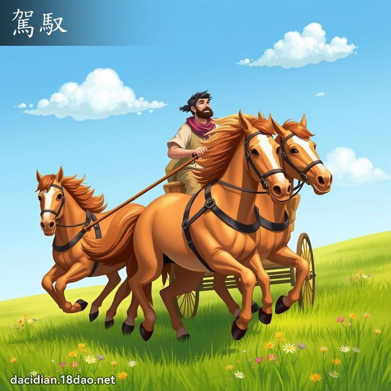 駕馭 - 國語大辭典配圖