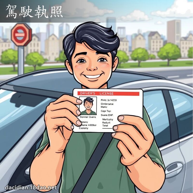 駕駛執照 - 國語大辭典配圖