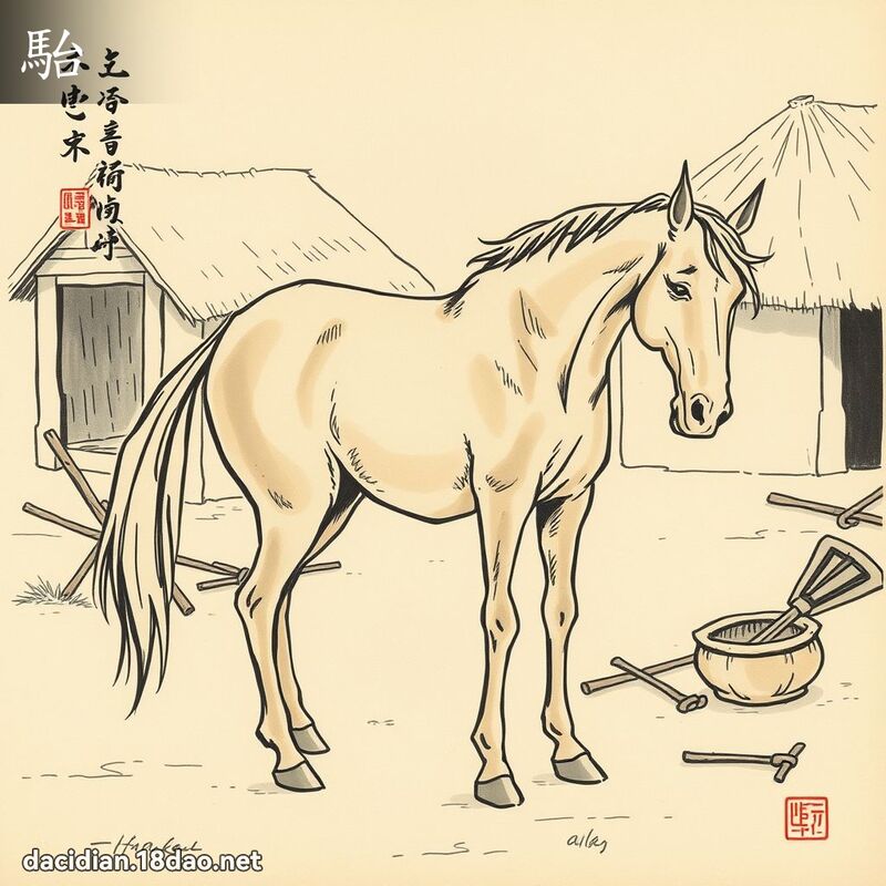 汉字: 駘 (多音字)