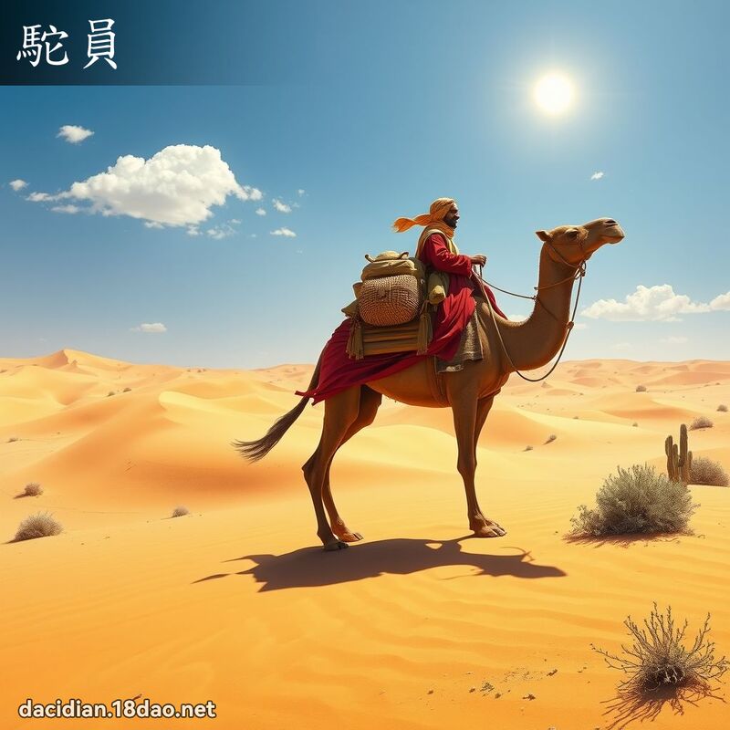 駝員 - 國語大辭典配圖