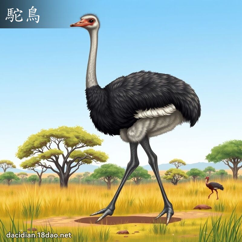 駝鳥 - 國語大辭典配圖