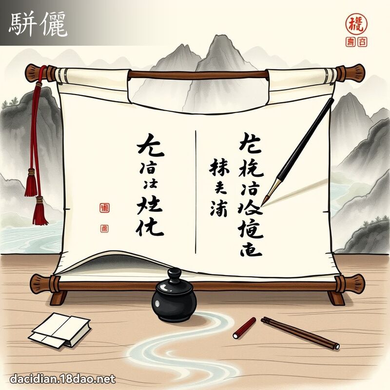 駢儷 - 國語大辭典配圖