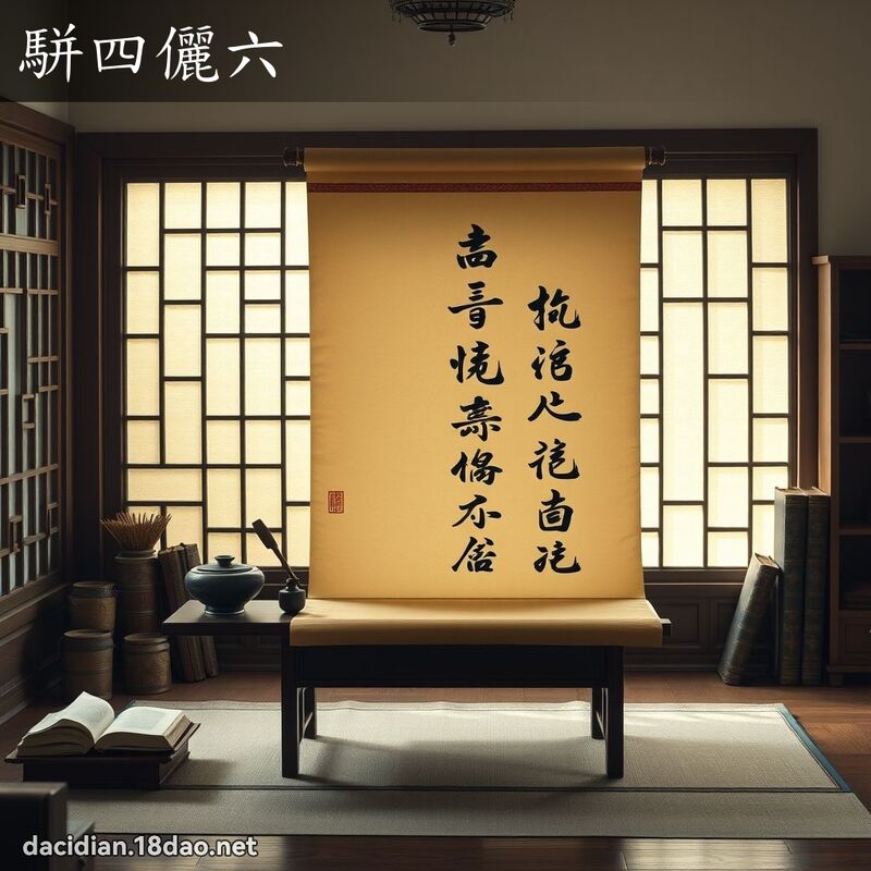 駢四儷六 - 國語大辭典配圖