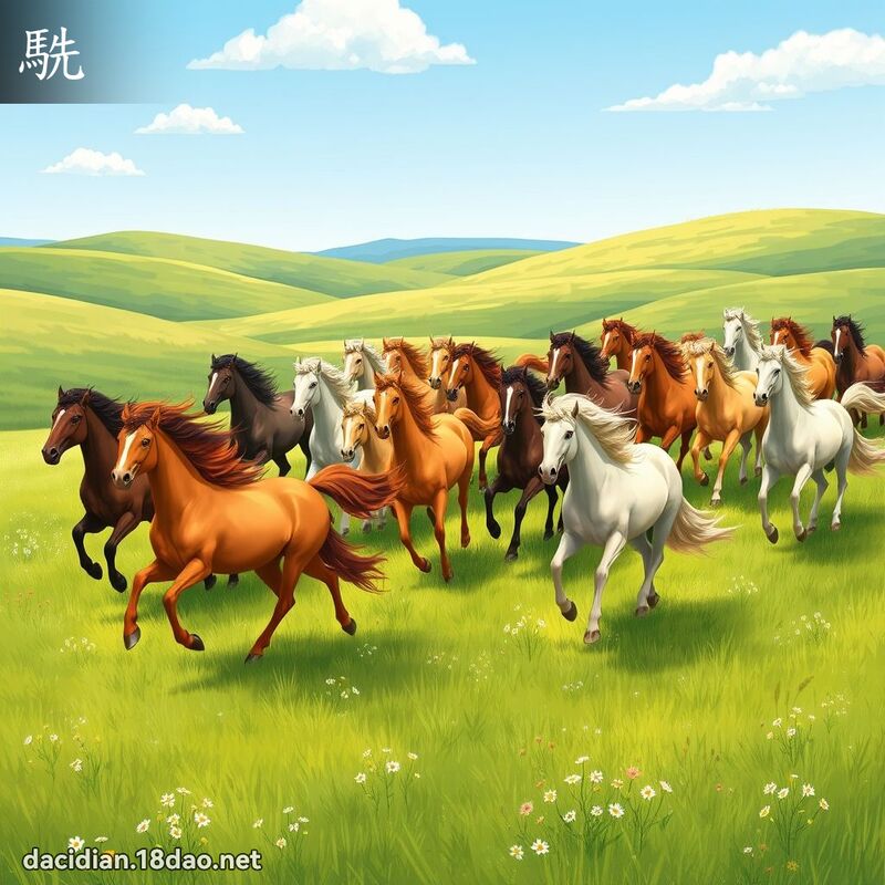 駪 - 國語大辭典配圖