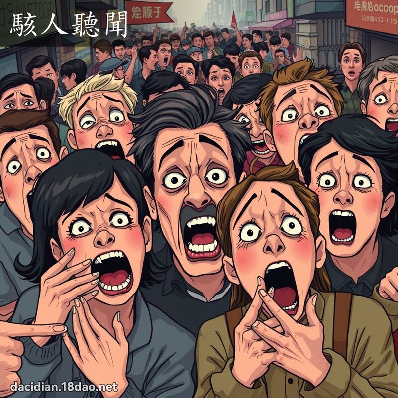 骇人听闻 - 国语大辞典配图