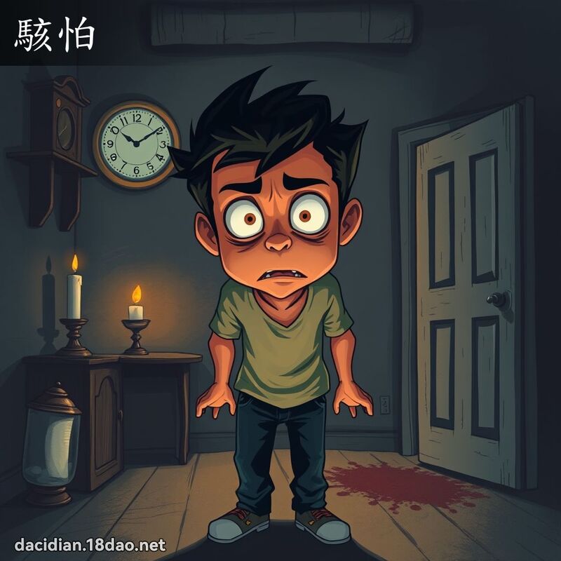 骇怕 - 国语大辞典配图