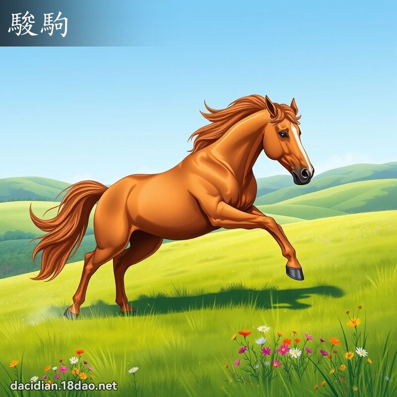 駿駒 - 國語大辭典配圖