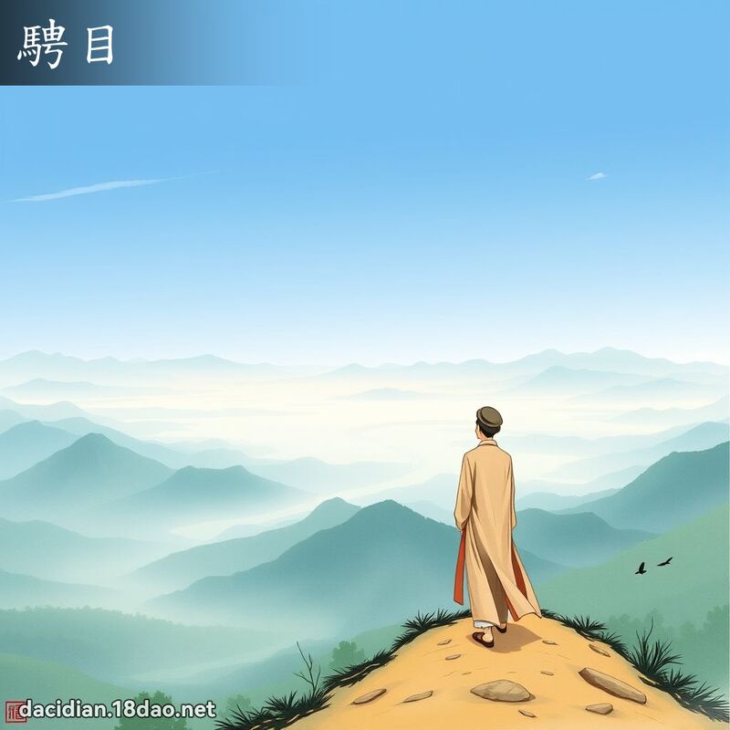 骋目 - 国语大辞典配图