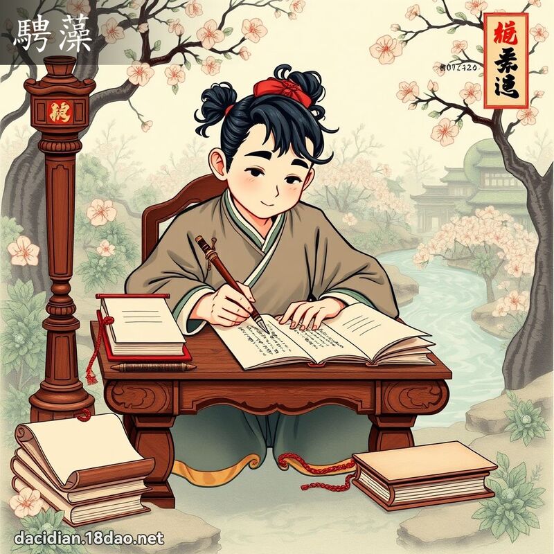 骋藻 - 国语大辞典配图