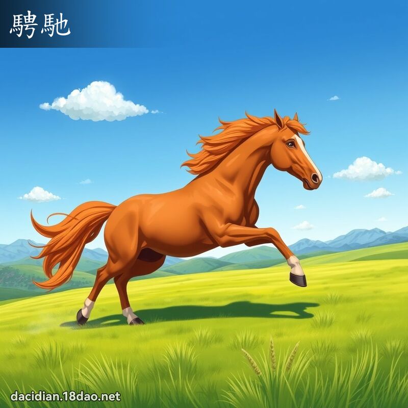 騁馳 - 國語大辭典配圖