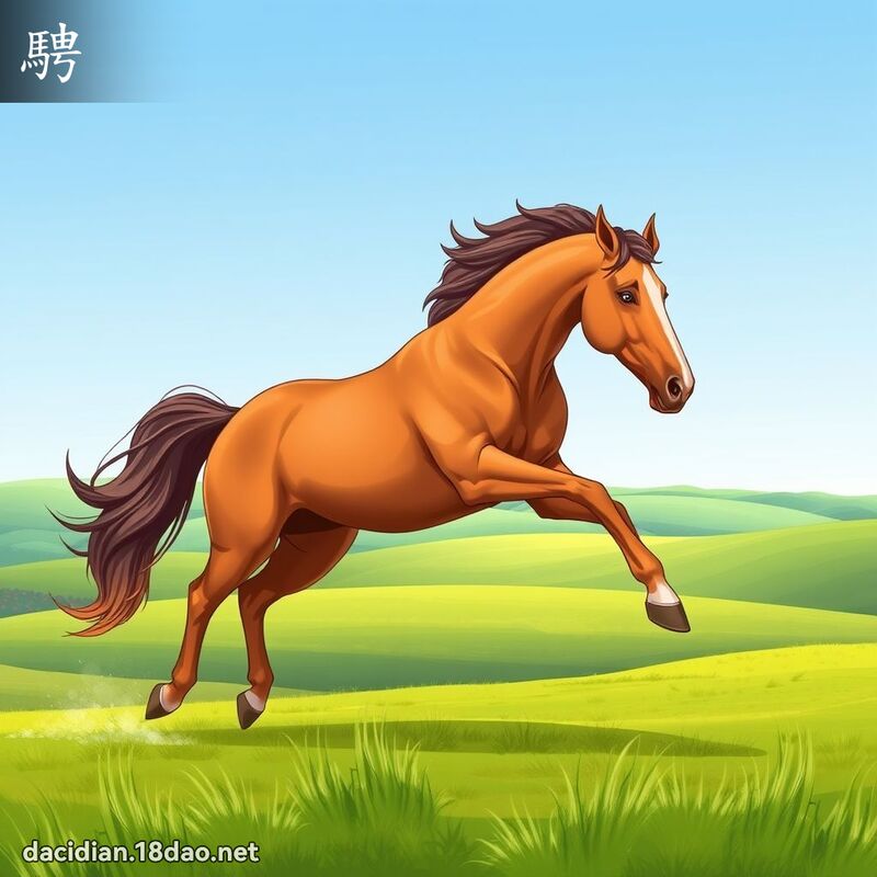 騁 - 國語大辭典配圖