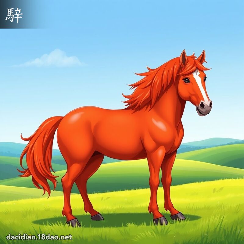 騂 - 國語大辭典配圖