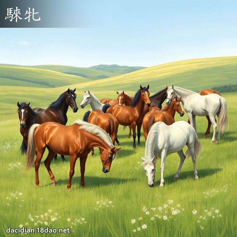 騋牝 - 國語大辭典配圖