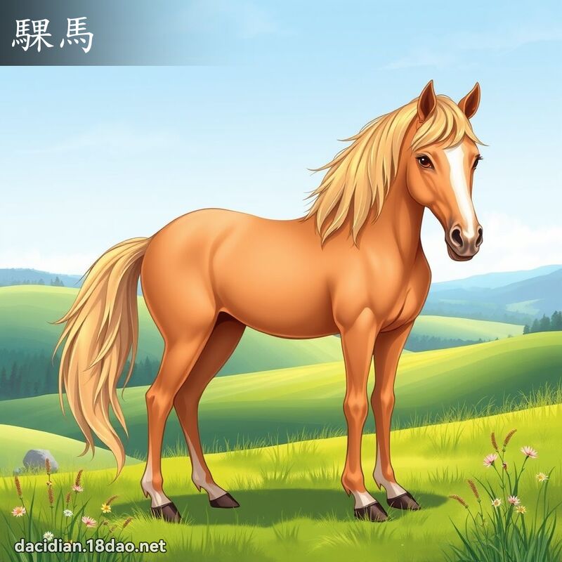 騍马 - 国语大辞典配图