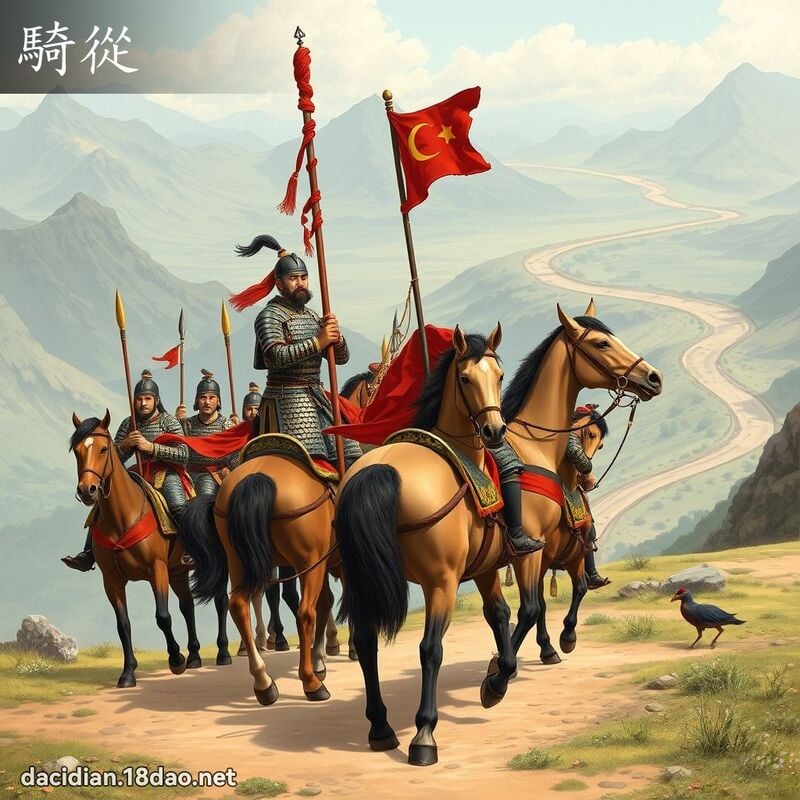 騎從 - 國語大辭典配圖