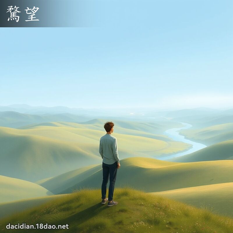 騖望 - 國語大辭典配圖