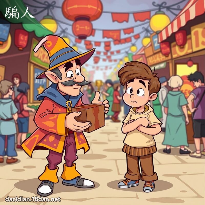騙人 - 國語大辭典配圖