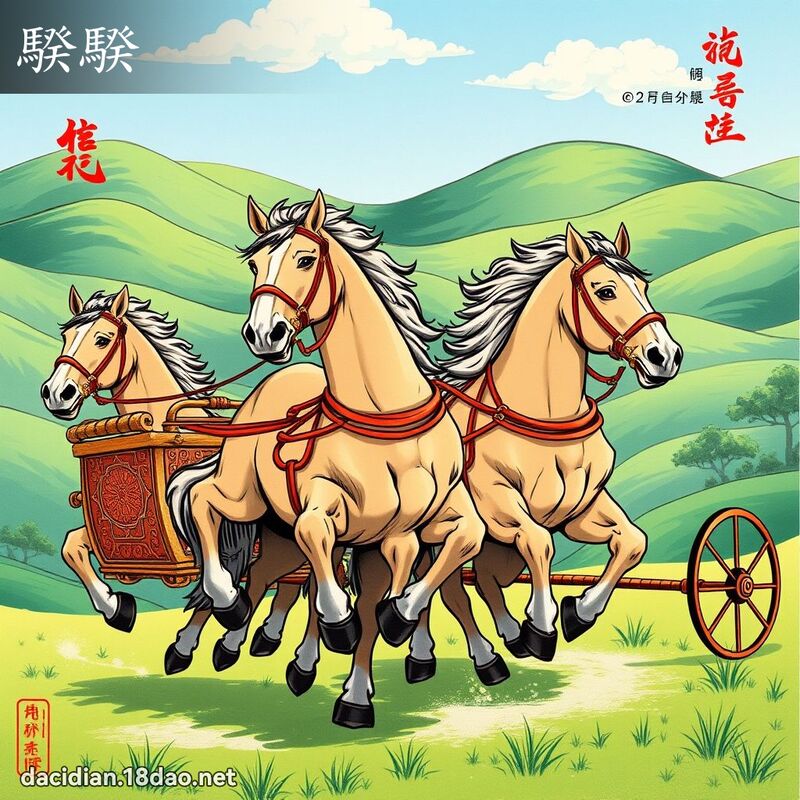 騤騤 - 國語大辭典配圖