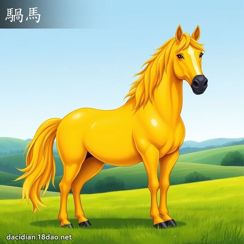 騧馬 - 國語大辭典配圖