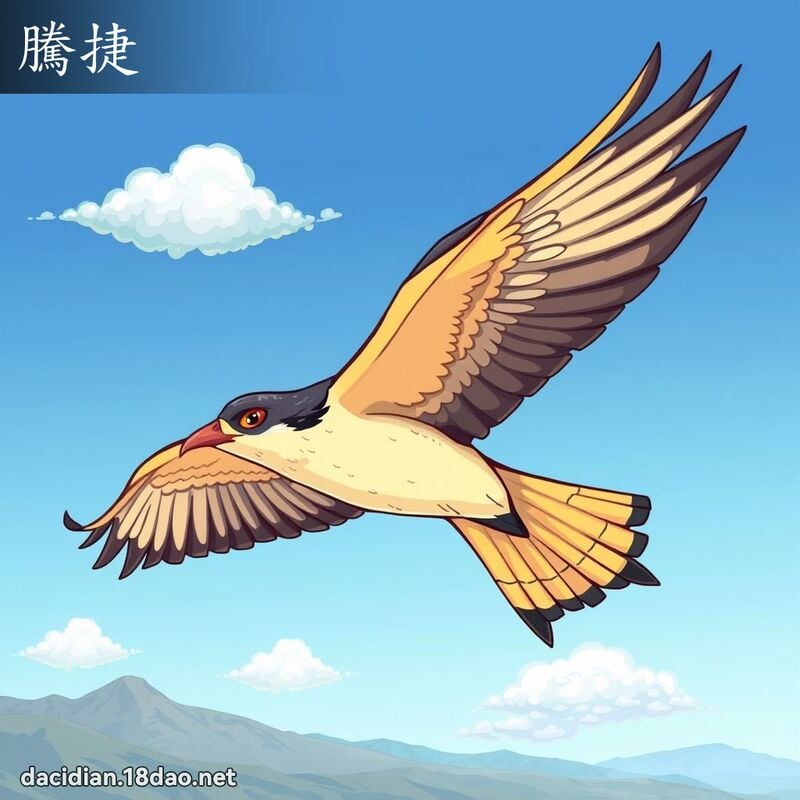 騰捷 - 國語大辭典配圖