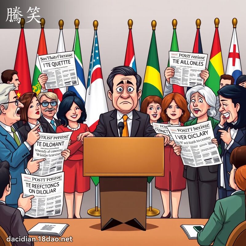 腾笑 - 国语大辞典配图