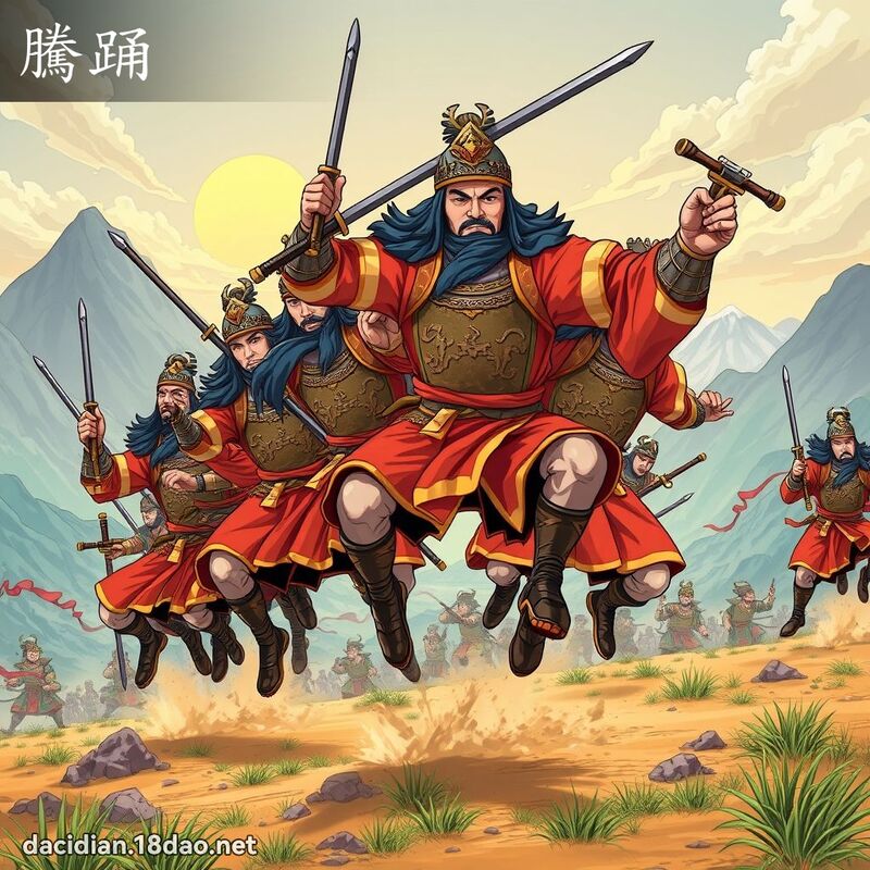 腾踊 - 国语大辞典配图