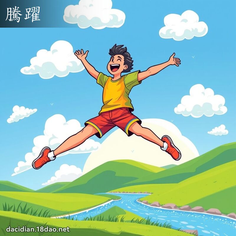 腾跃 - 国语大辞典配图
