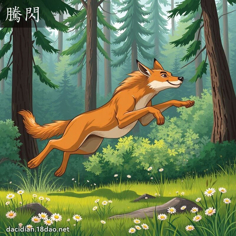 腾闪 - 国语大辞典配图