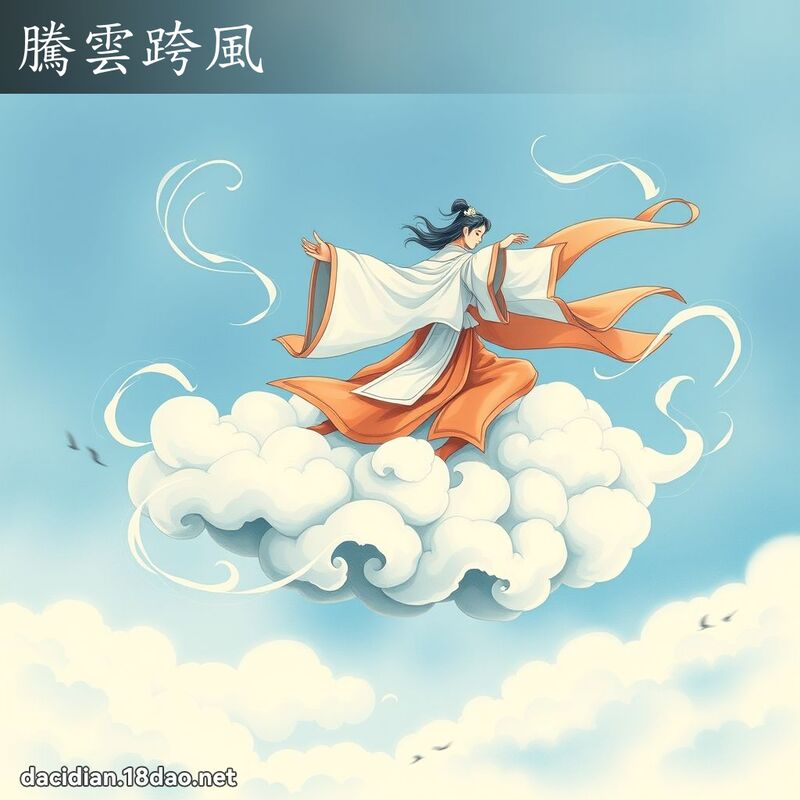 腾云跨风 - 国语大辞典配图