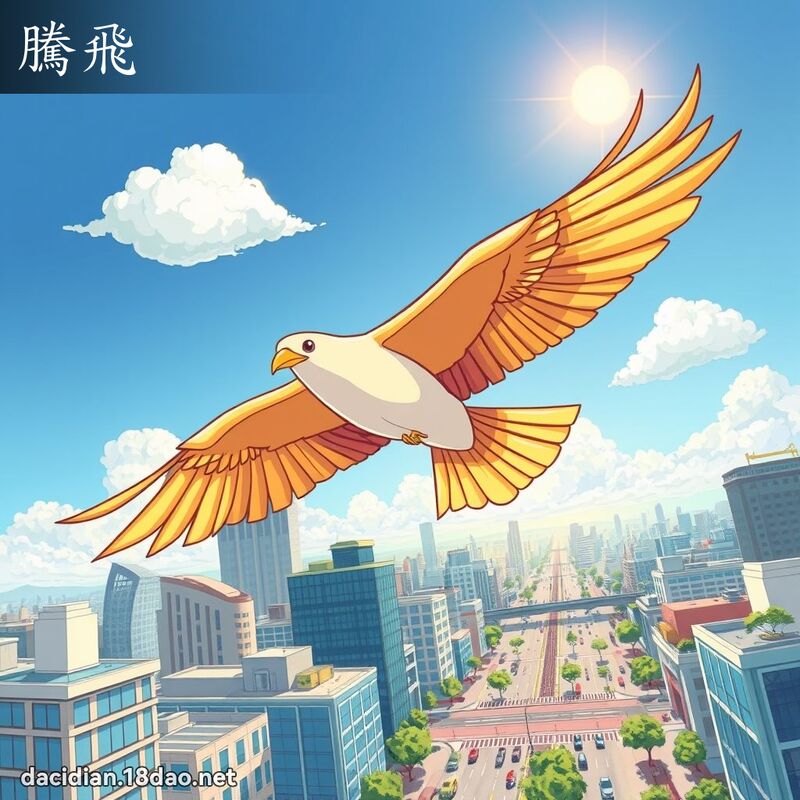 腾飞 - 国语大辞典配图