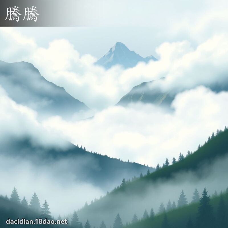 騰騰 - 國語大辭典配圖