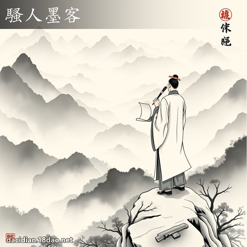 骚人墨客 - 国语大辞典配图