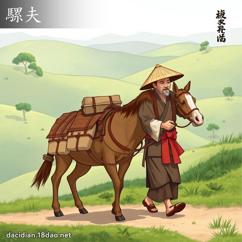 騾夫 - 國語大辭典配圖