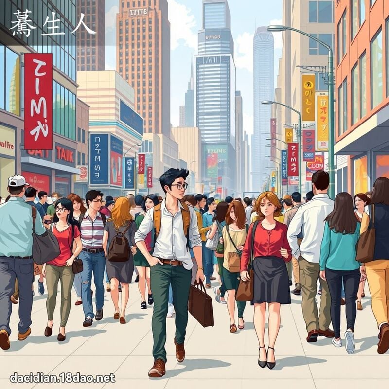 驀生人 - 國語大辭典配圖