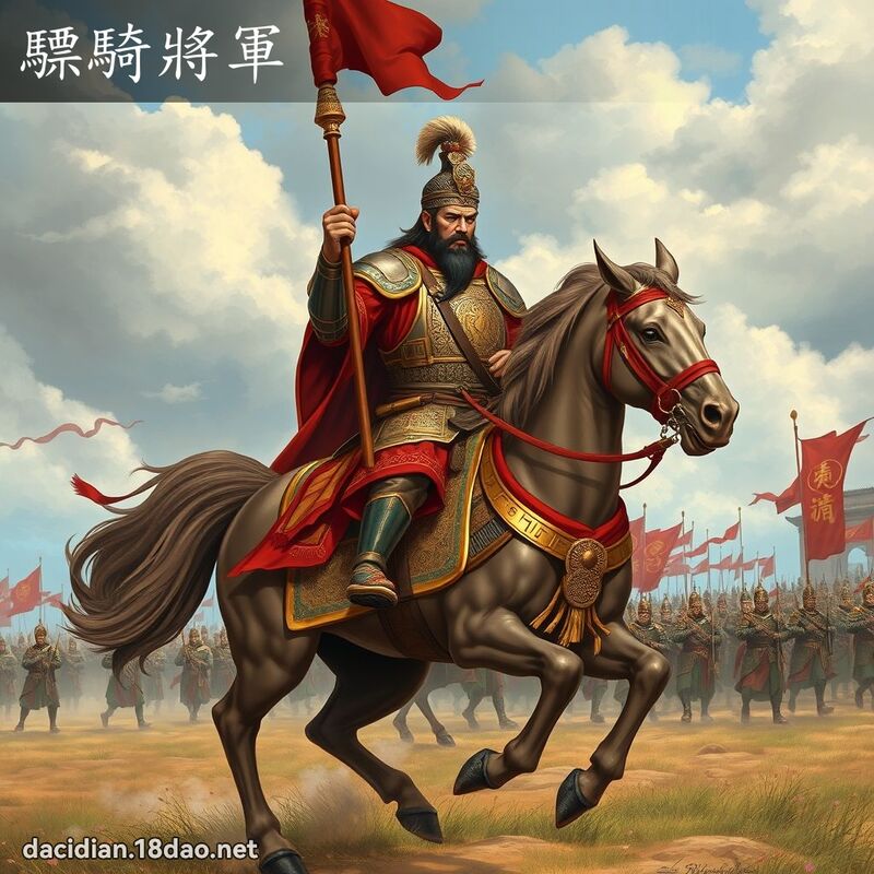 驃骑將军 - 国语大辞典配图