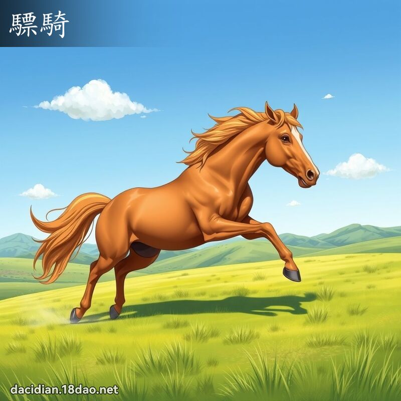 驃骑 - 国语大辞典配图