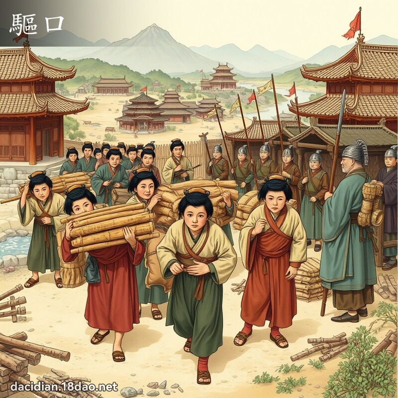 驱口 - 国语大辞典配图