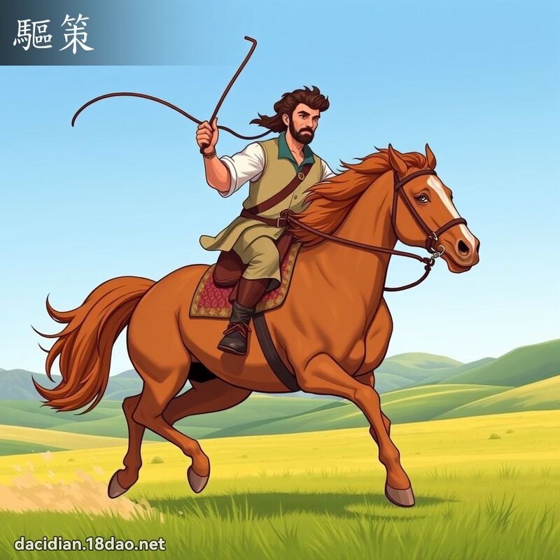 驅策 - 國語大辭典配圖