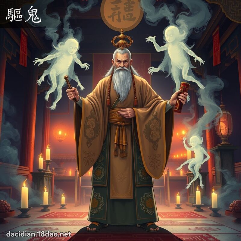 驅鬼 - 國語大辭典配圖