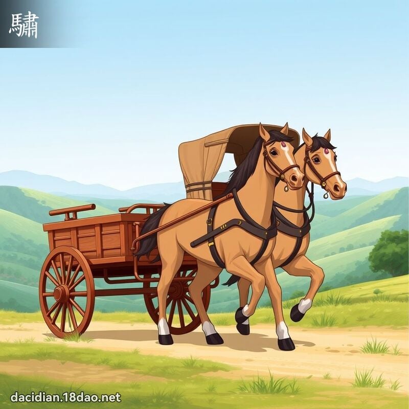驌 - 國語大辭典配圖