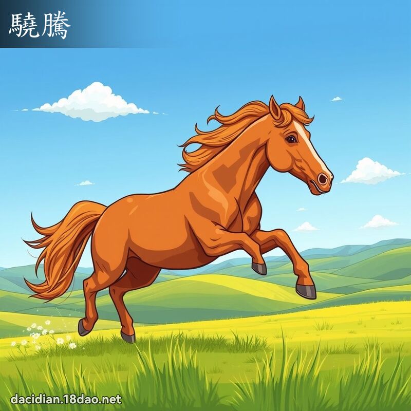 驍騰 - 國語大辭典配圖