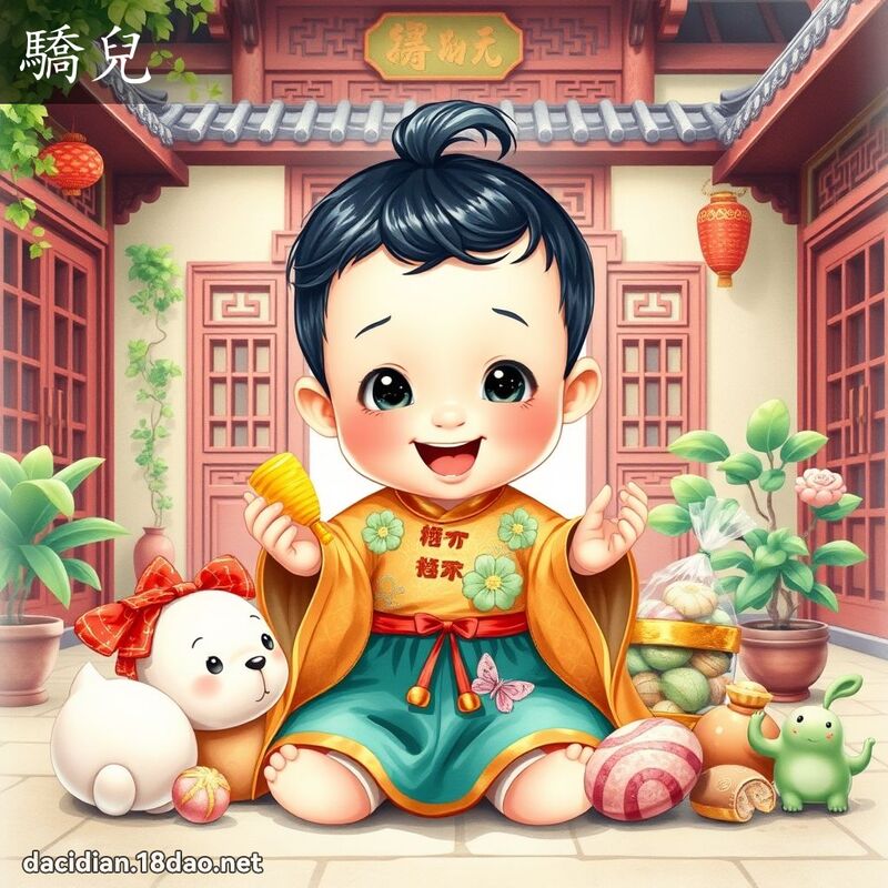 骄儿 - 国语大辞典配图