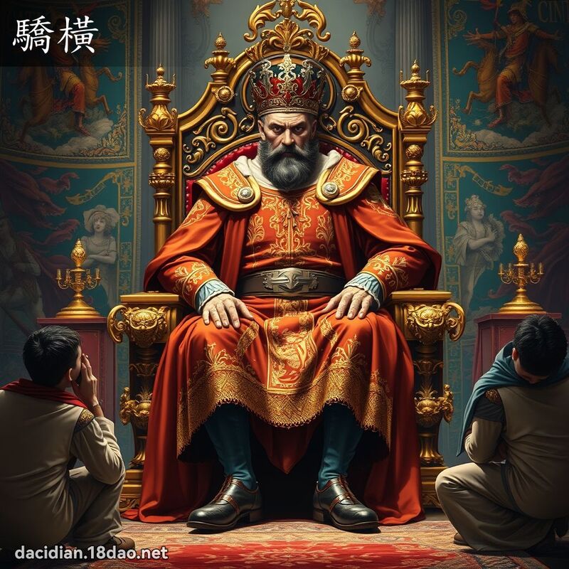 驕橫 - 國語大辭典配圖