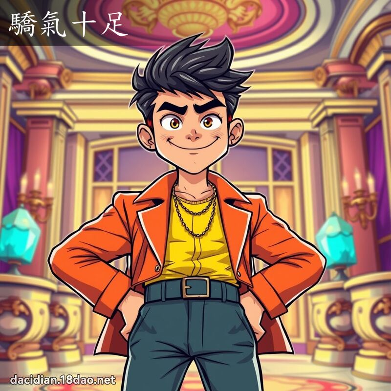驕氣十足 - 國語大辭典配圖